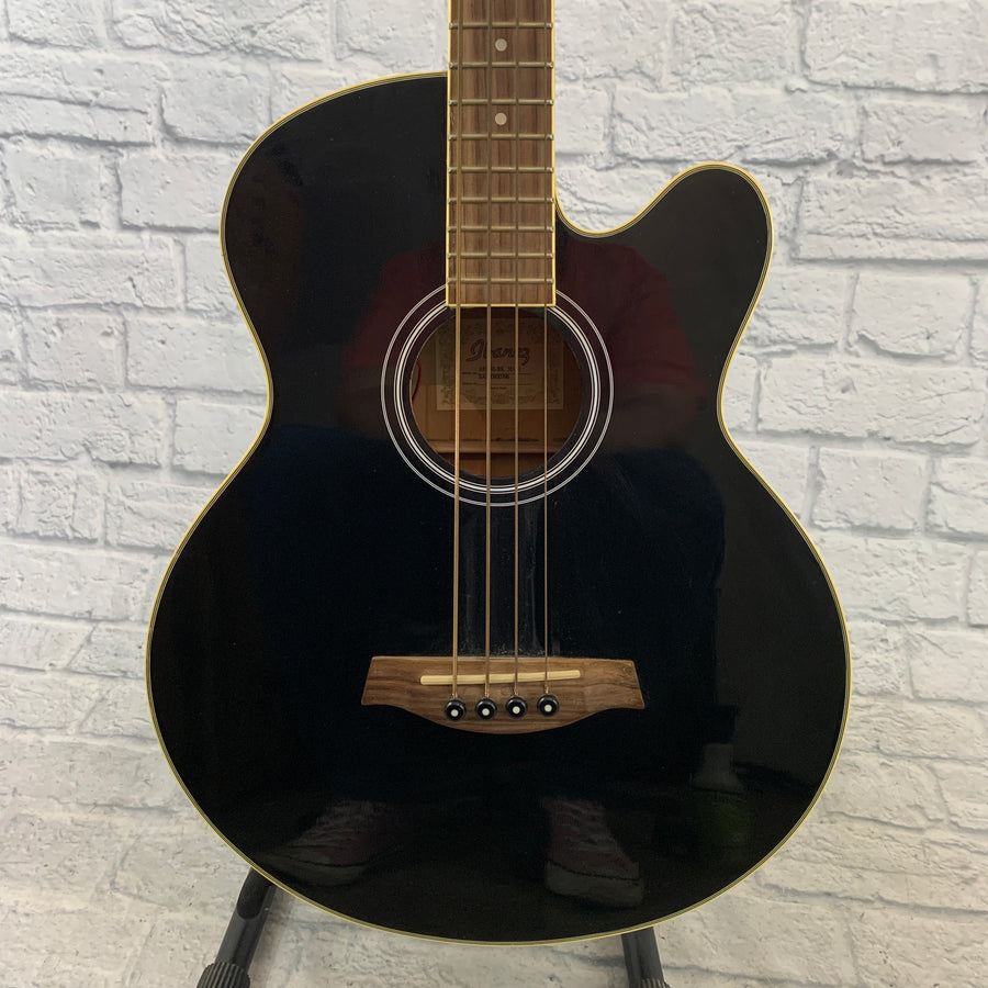 Ibanez AEB5E-BK 4-String Acoustic Electric Bass Black