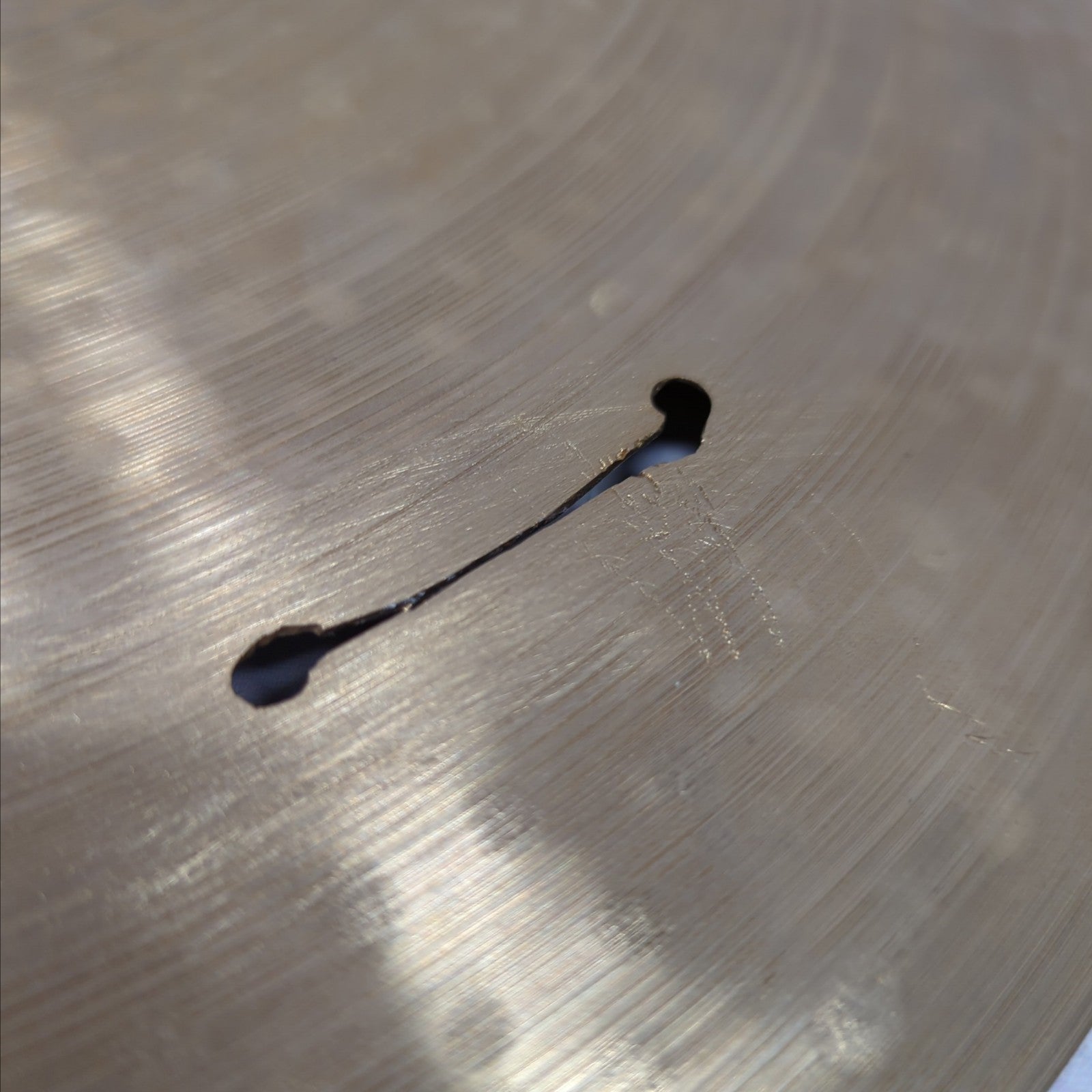 Vintage 1950s Zildjian 18" Crash Ride Cymbal - 1602g