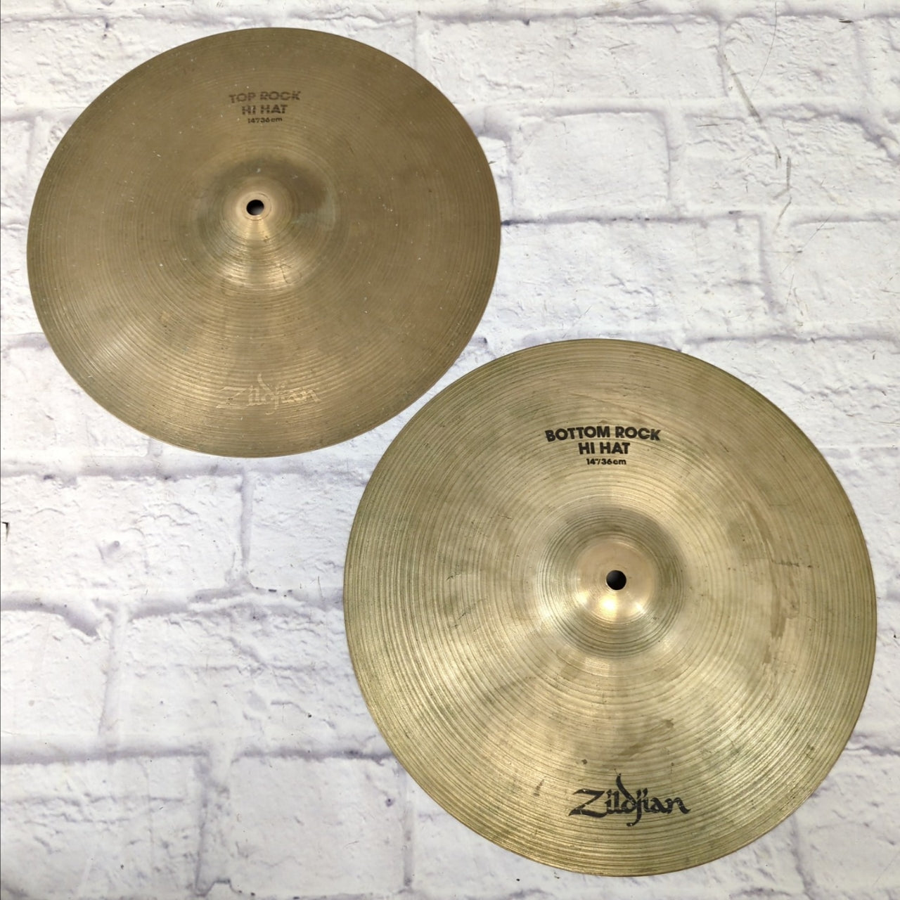 Zildjian 14 Rock Hi Hat Cymbal Pair