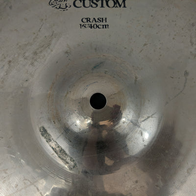 Zildjian A Custom 16" Crash Cymbal (Cracked)