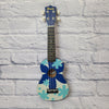 Amahi DDUK8 Blue Flower Soprano Ukulele