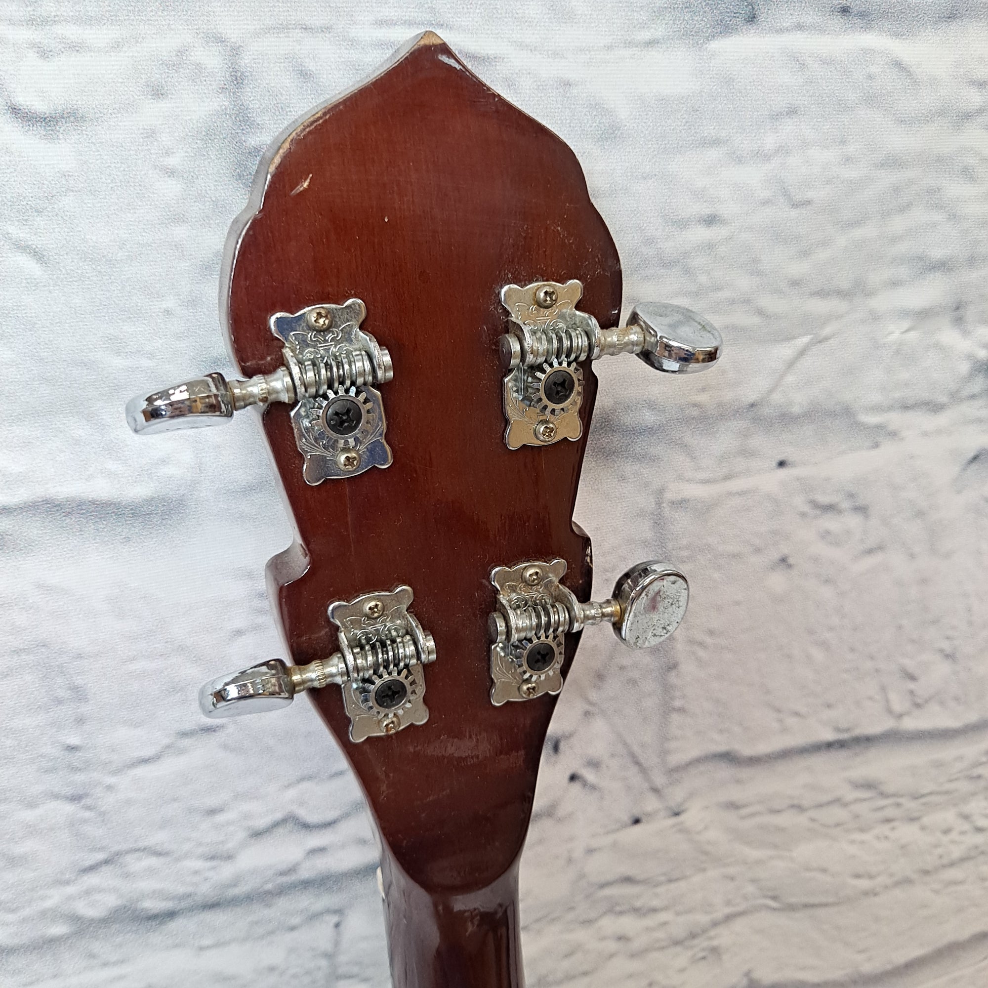 Kay 5-String Closed Back Eagle Carving Banjo