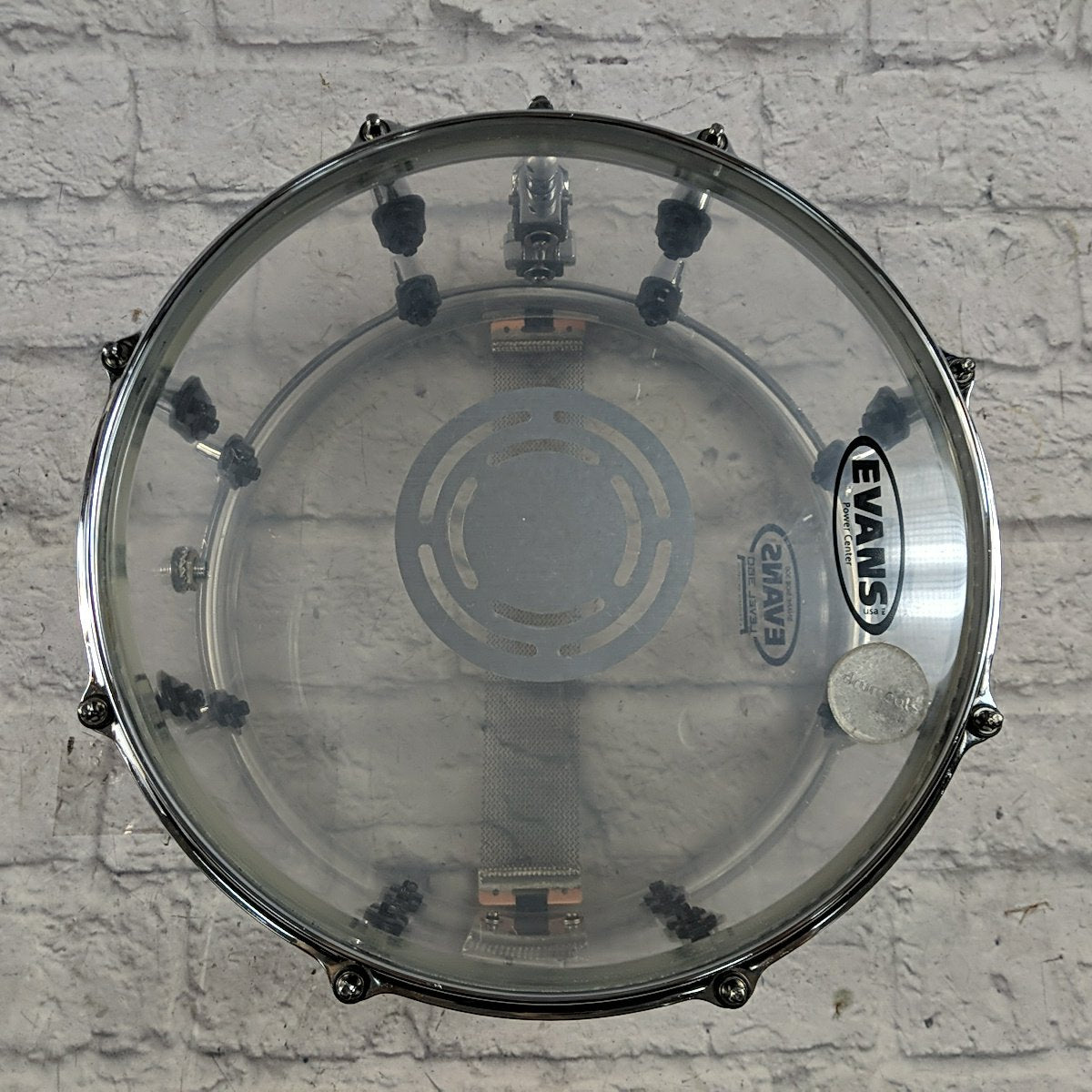 Crush Clear Acrylic 13x7 Snare Drum