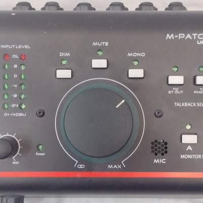 JBL M-Patch USB Active-1 Active Stereo Monitor Control w Talkback
