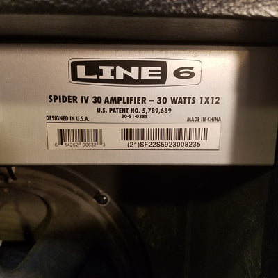 Line 6 Spider IV 30W 1x12 Modeling Amp