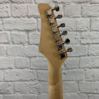 Unknown Tele-Style Electric Guitar - Blue Burst