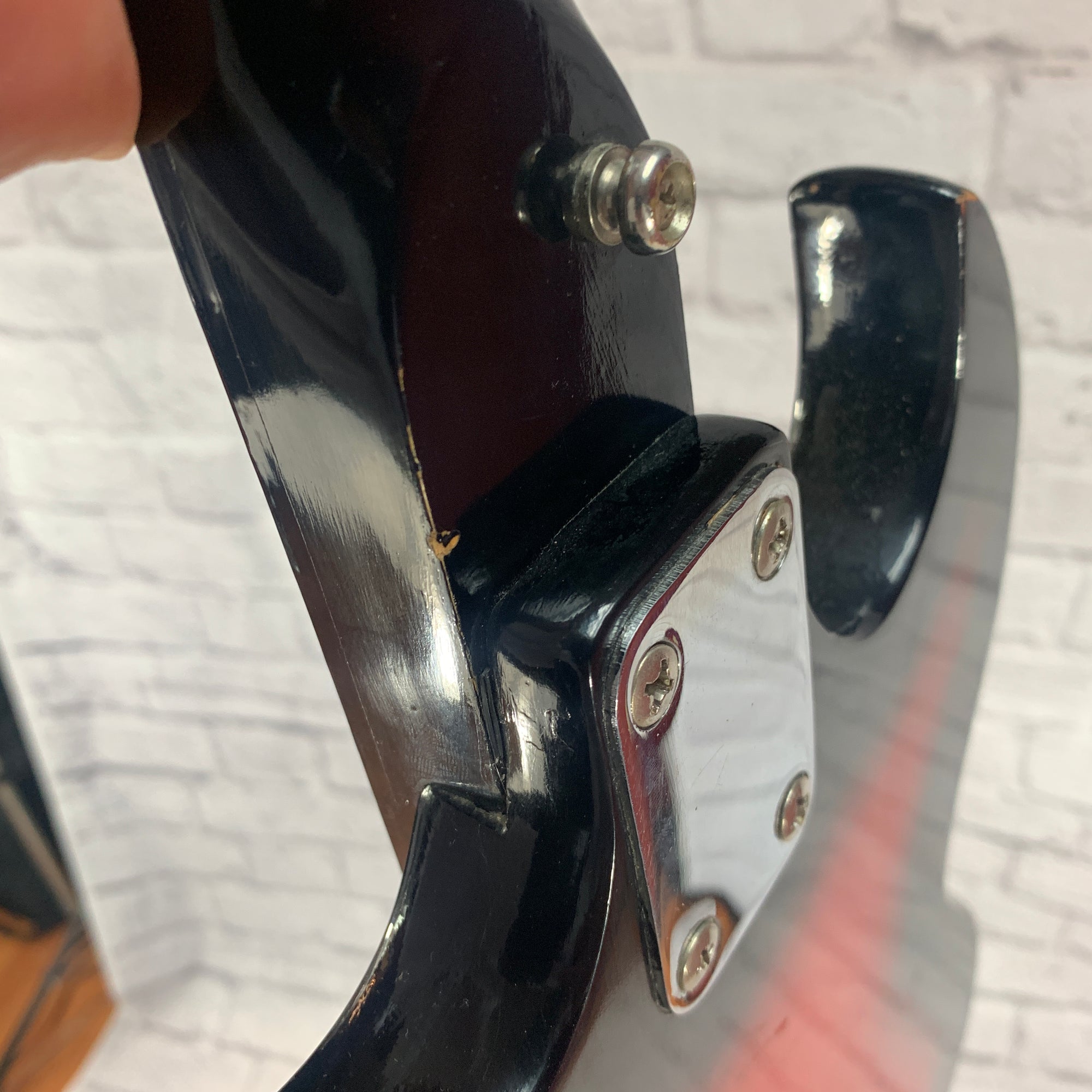 Vintage Lyle SG Style Electric with Gold Foil Pickups