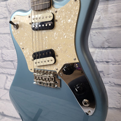 Squier Paranormal Super-Sonic Electric Guitar - Ice Blue Metallic
