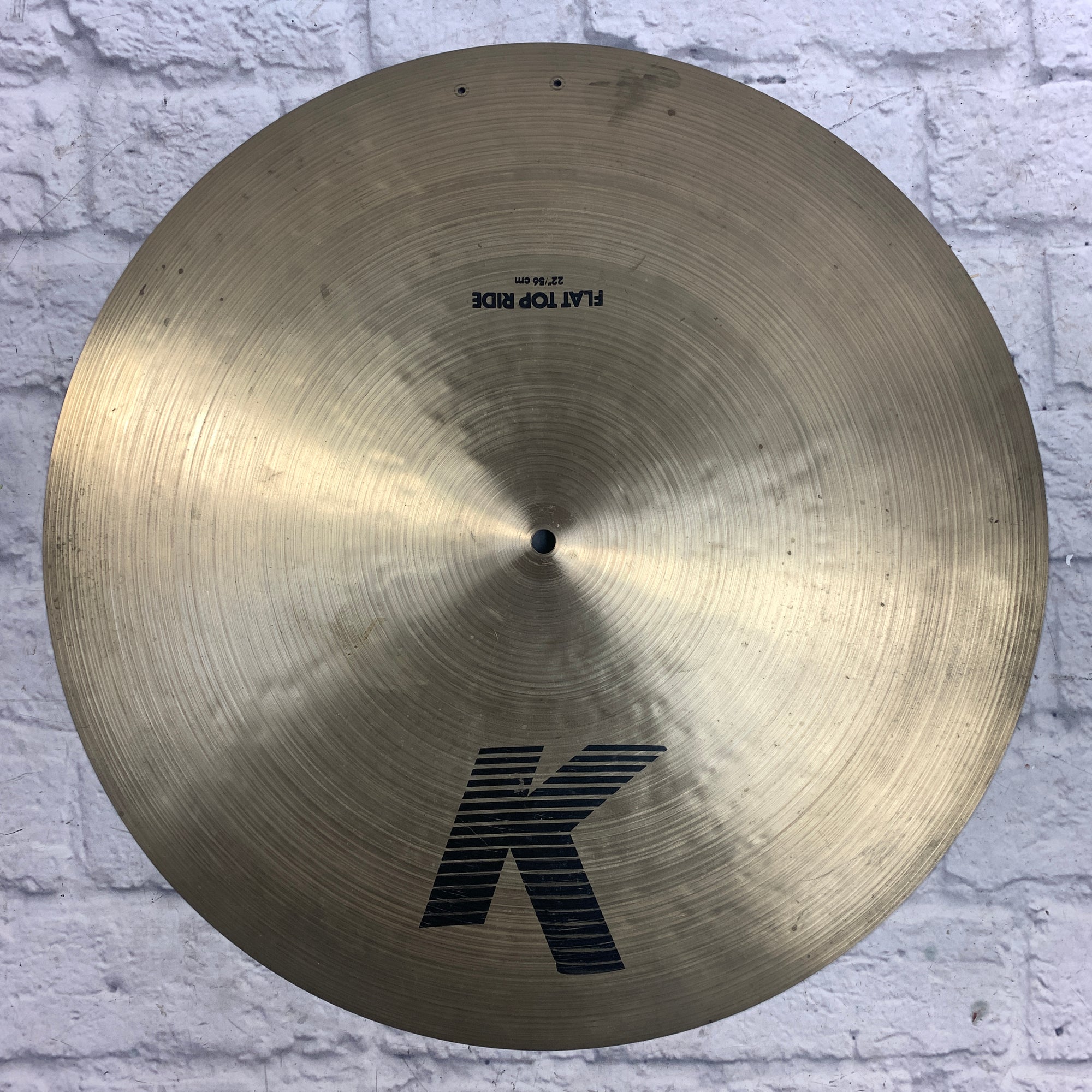 Vintage Zildjian K Flat Top Ride 22 1980's
