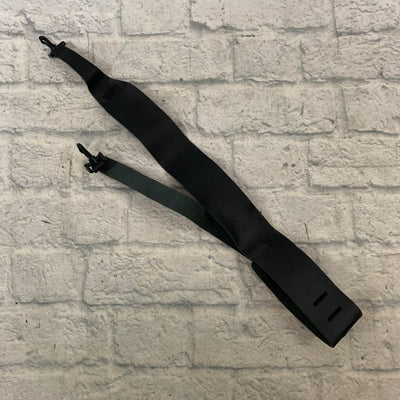 D'andrea 1101 BLK Black Leather Banjo Strap