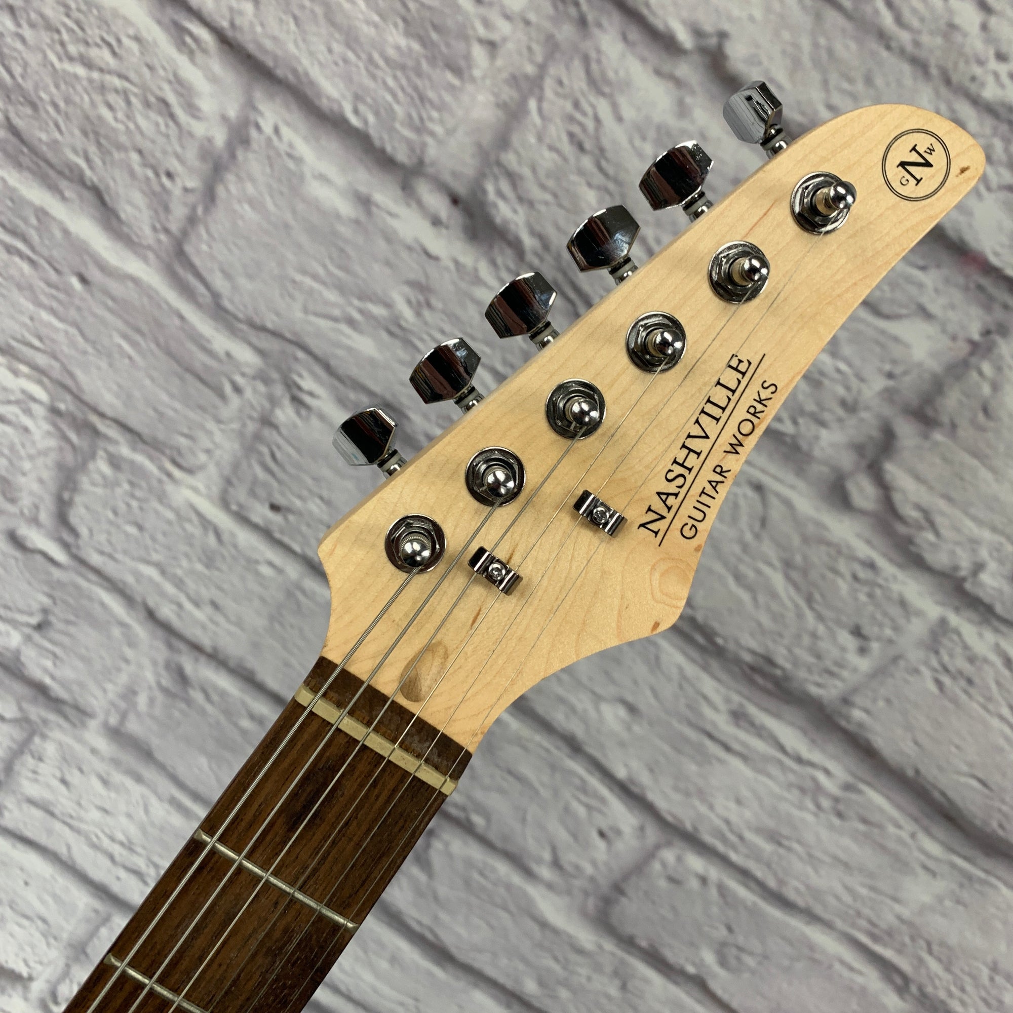 Nashville Guitar Works 130 Strat-Style Electric Guitar Blue