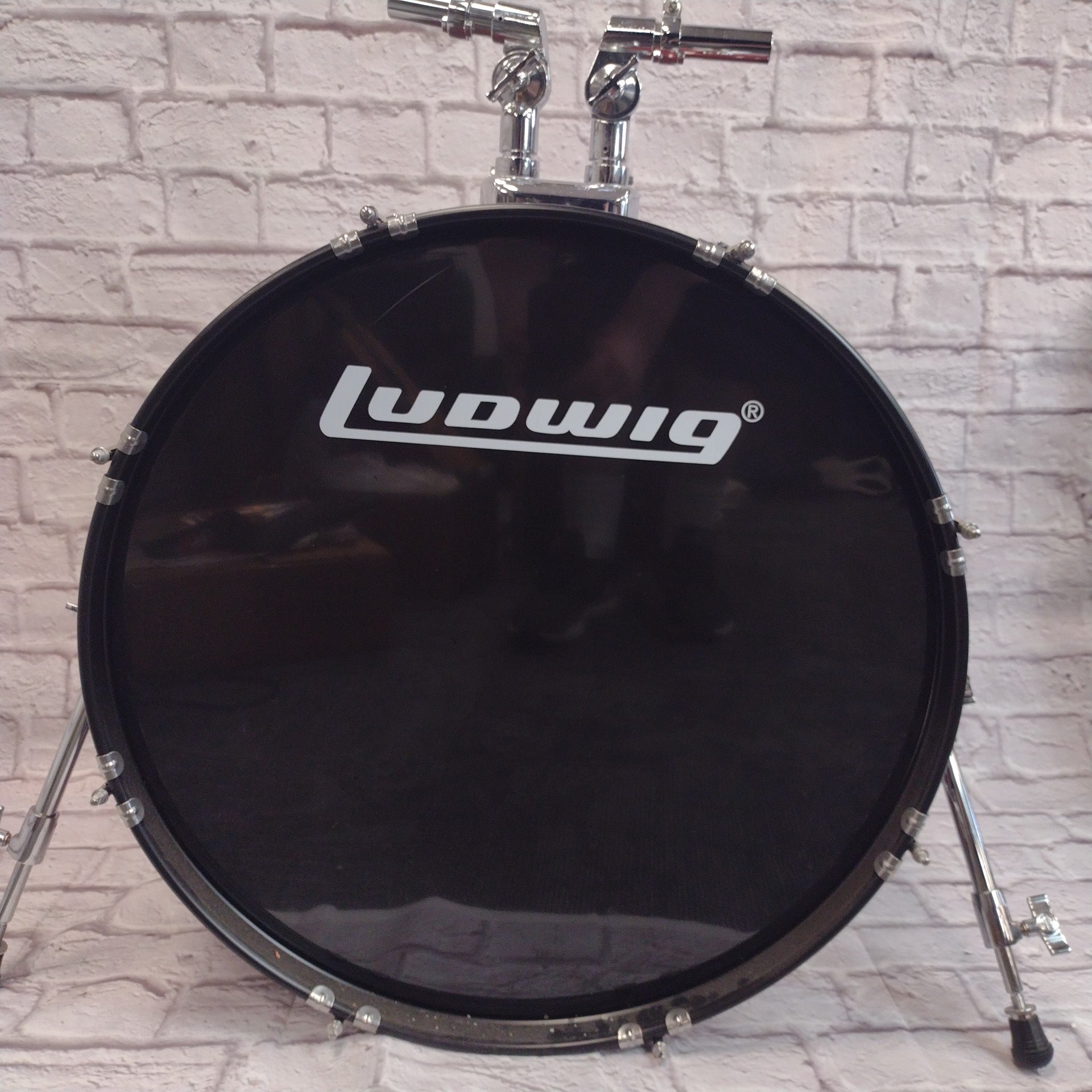 Ludwig Backbeat 5pc Drum Kit Wine Red Sparkle