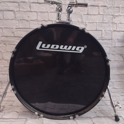 Ludwig Backbeat 5pc Drum Kit Wine Red Sparkle