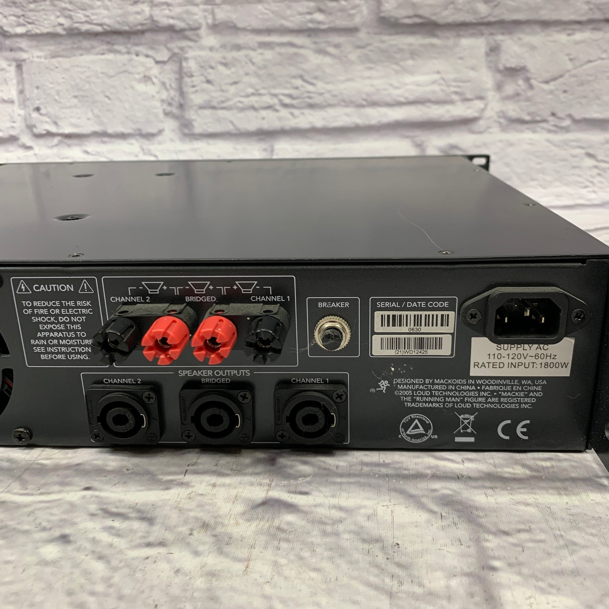 Mackie FR-1400 2-Channel Power Amplifier