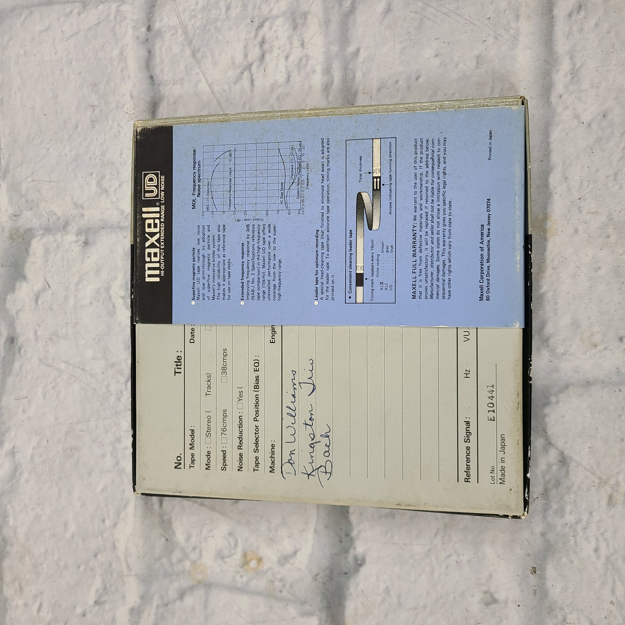 Maxwell 35-90 Recording Tape Reel to Reel