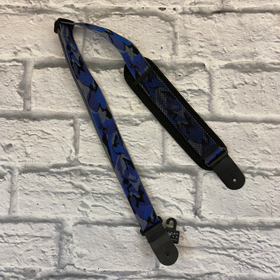 Planet Waves Acoustic Guitar Strap - Blue Camo