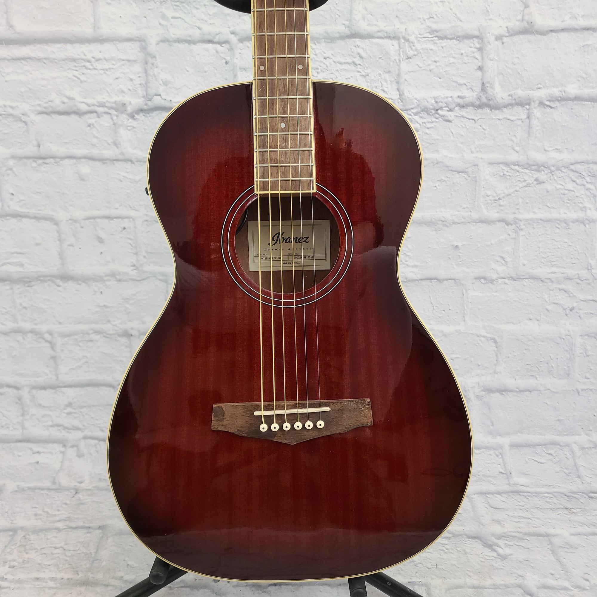 Ibanez PN12E- VMS Parlor Acoustic Electric Guitar