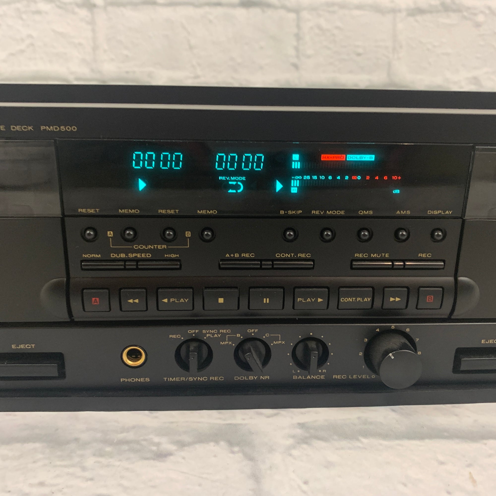 Marantz Professional PMD-500U Rackmount Cassette Recorder AS IS