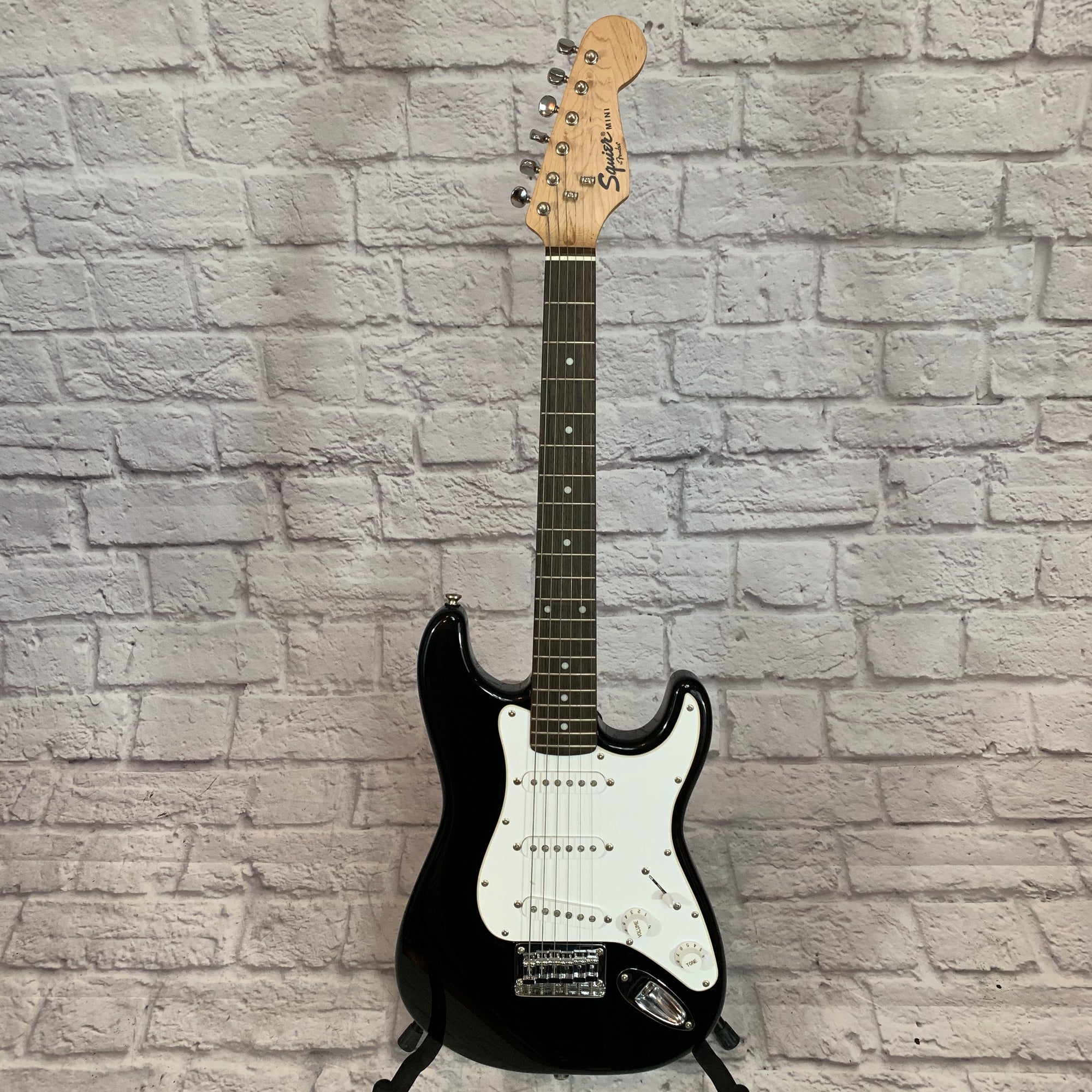 Squier Mini Electric Guitar Black - Evolution Music Squier Mini Electric Guitar Black - Evolution Music