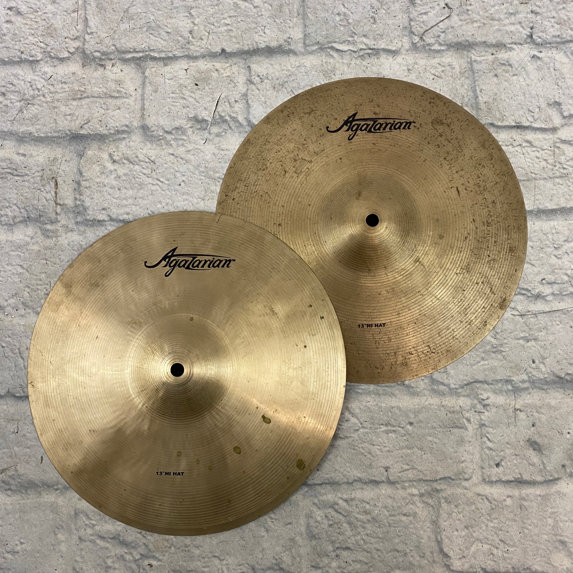 Agazarian 13" Hi Hats (Pair)