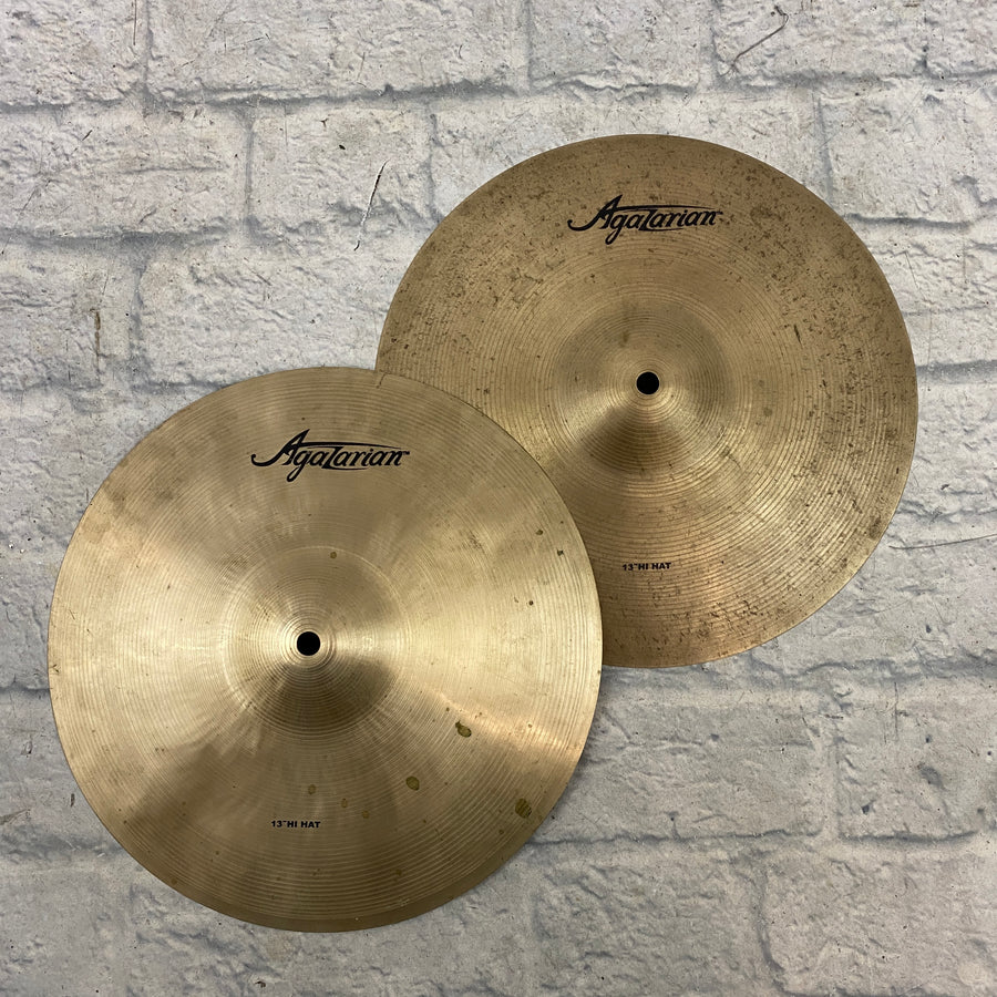 Agazarian 13" Hi Hats (Pair)
