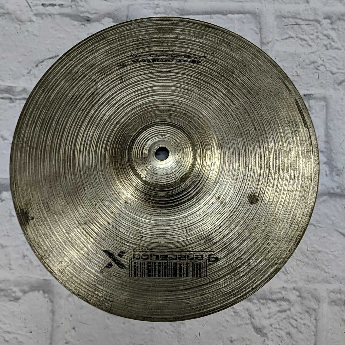 Meinl 12 Minnemann Alien Hi Hat Cymbal Pair AS IS CRACKED