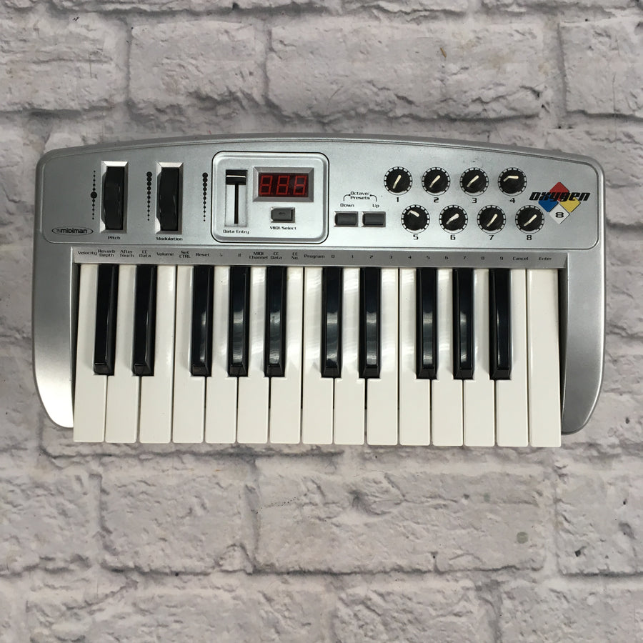 Midiman Oxygen 8 25 Key USB Midi Controller