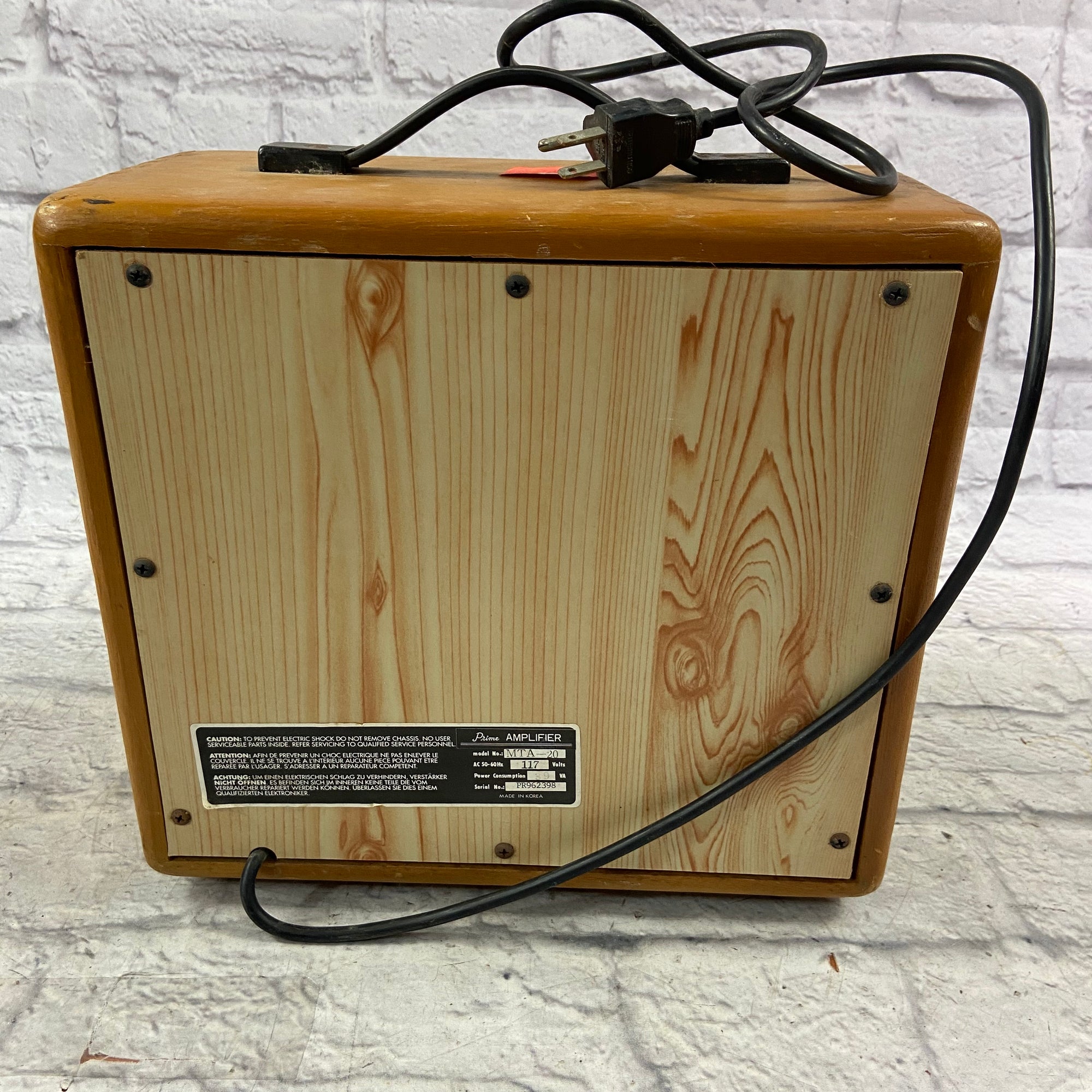 Prime MTA-20 Unique Wooden Guitar Combo Practice Amp