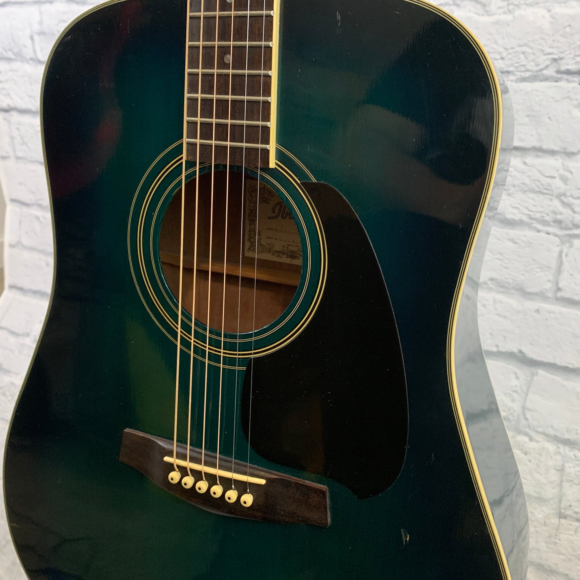 Ibanez PF5N Acoustic Guitar Green Burst