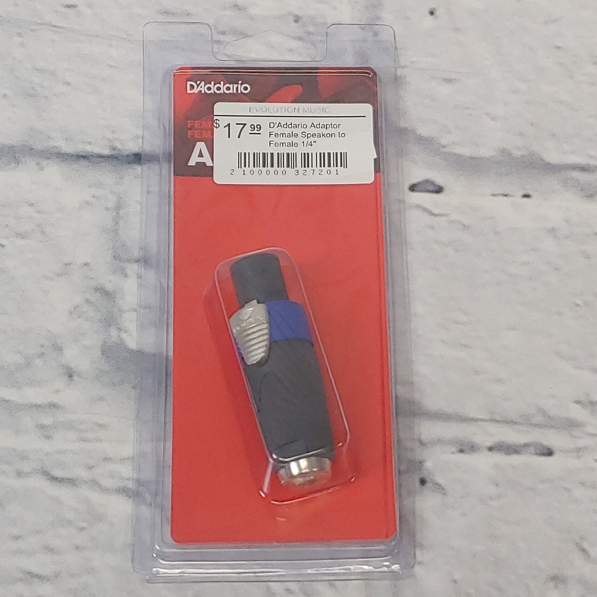 D'Addario Adaptor Female Speakon to Female 1/4"