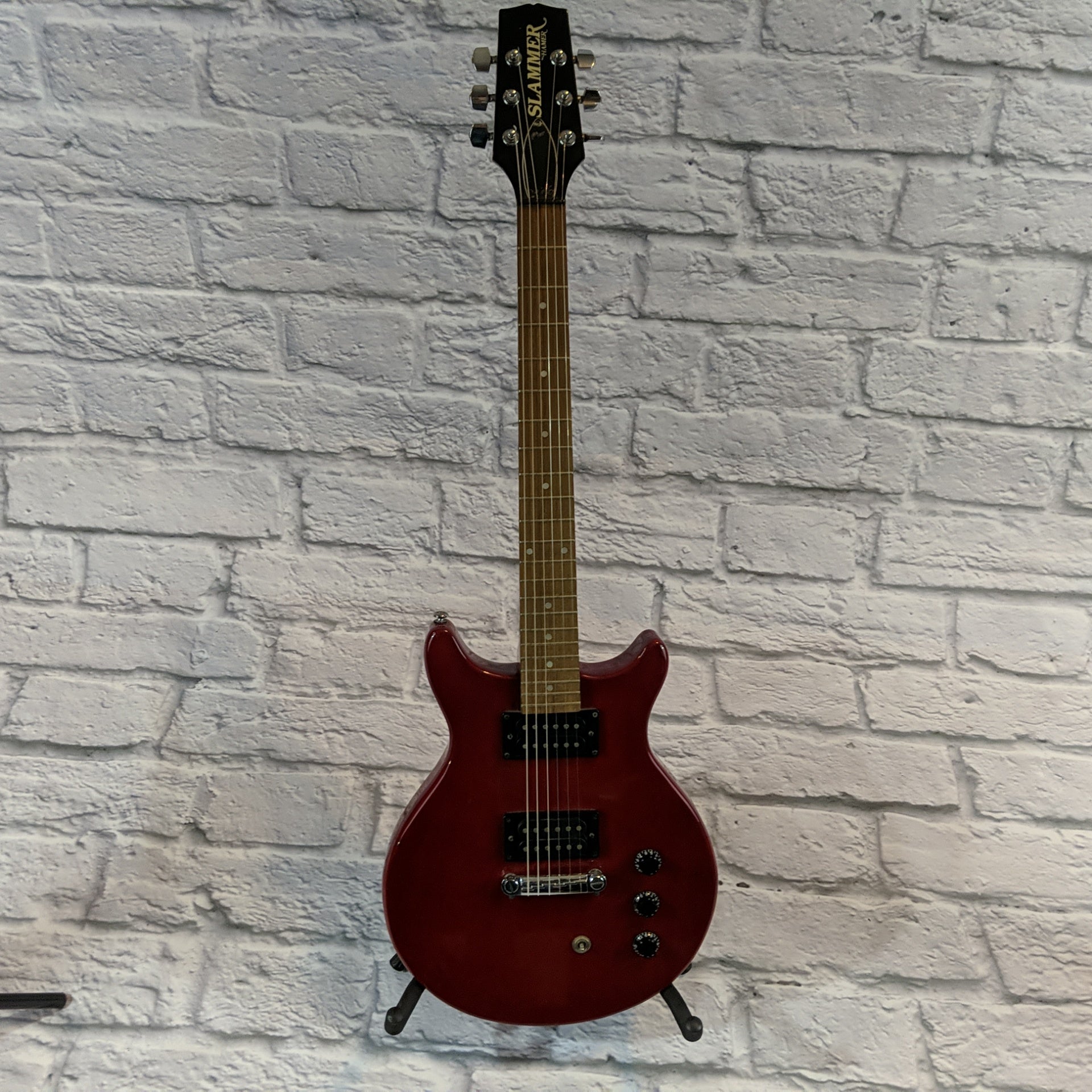 Hamer Slammer SP1-TW Electric Guitar - Trans Red