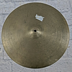 Vintage Zildjian Avedis 16 Crash Cymbal - Keyholed