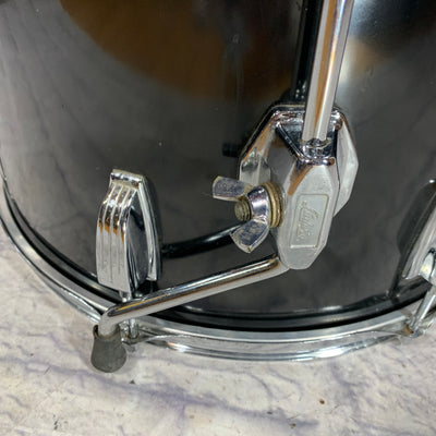 Vintage Ludwig 16 x 16 Blue/Olive Badge Floor Tom - Black Wrap