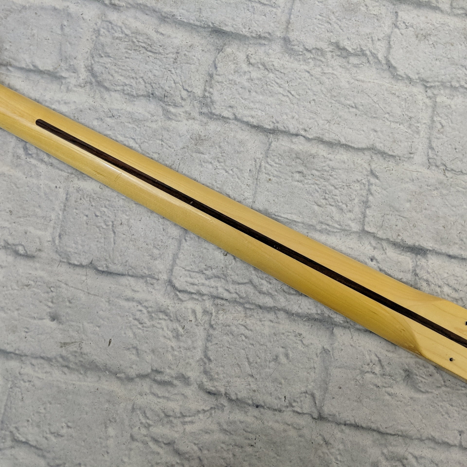 Unknown 4 String Bass Neck with flower decal