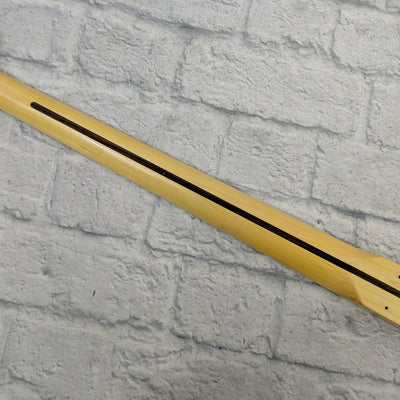 Unknown 4 String Bass Neck with flower decal