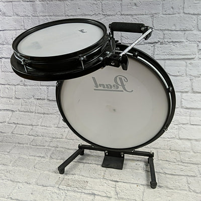 Pearl PCTK1810BG Compact Traveler 10 / 18" 2pc Portable Practice Drum Set with Bag
