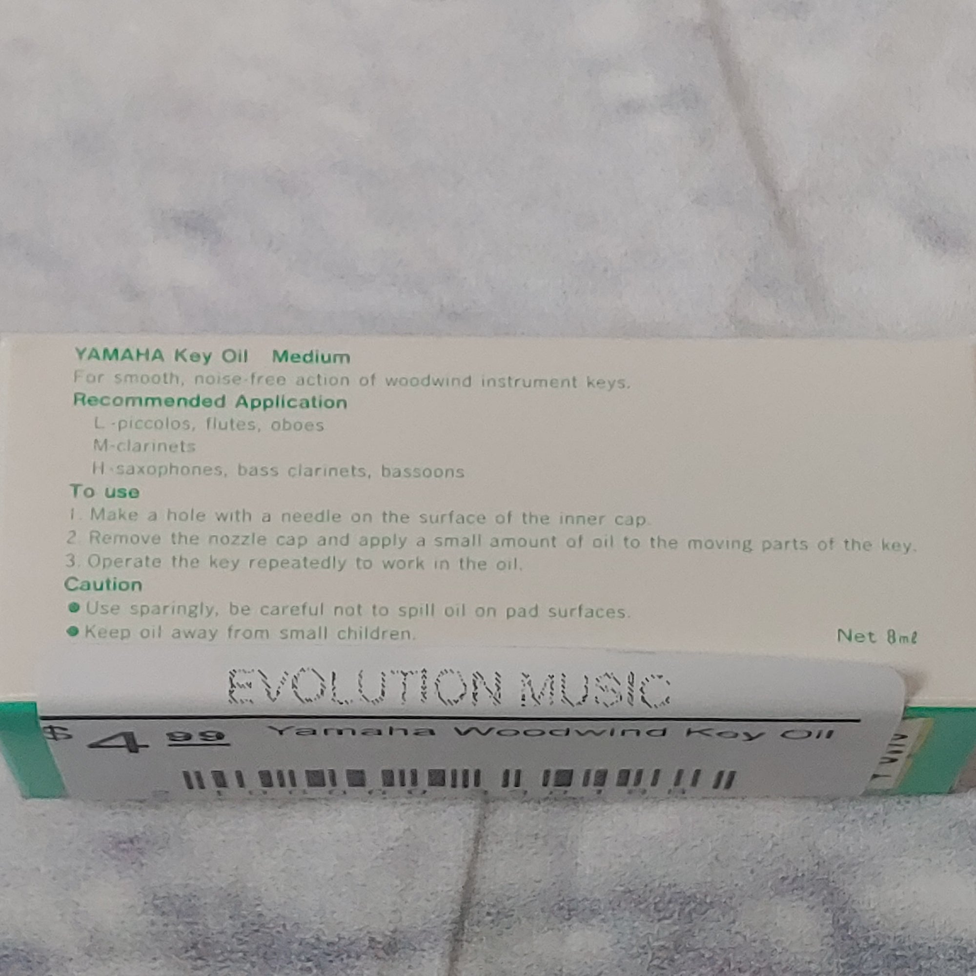 Yamaha Woodwind Key Oil