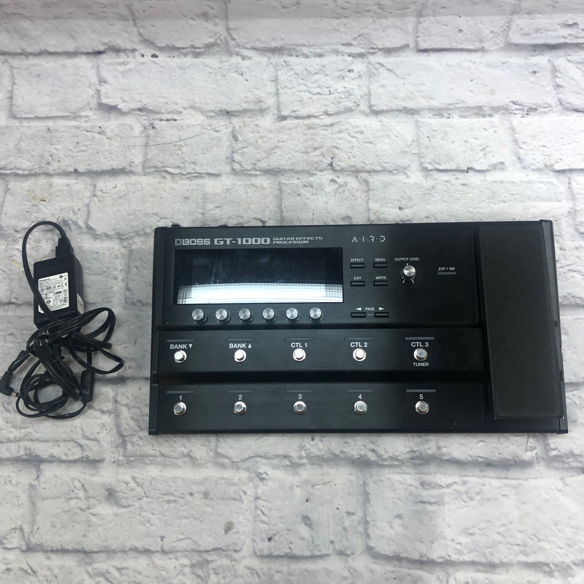 Boss GT-1000 Multieffects Pedal with Power Supply