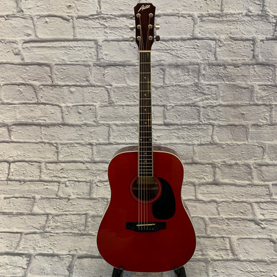 Austin AA25-D/WR Acoustic Guitar Red