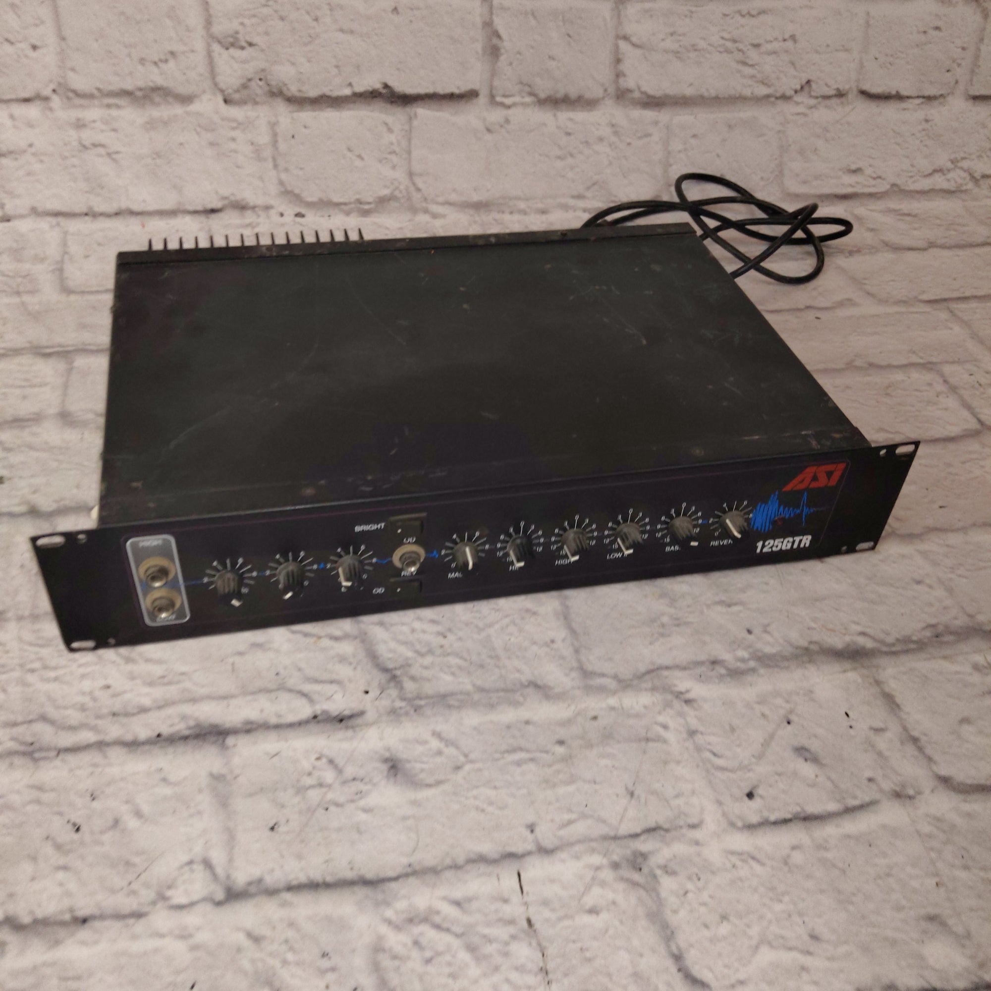 ASI 125 Watt Guitar Amplifier Head 125GTR Rack Mount AS-IS
