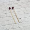 Innovative Percussion IP4001 Soft Marimba Mallets - Cranberry Yarn - Birch