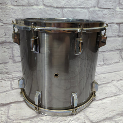Pearl Maple Shell Made in USA 15x14 Tom Brushed Silver Metallic - Late 80s Early 90s