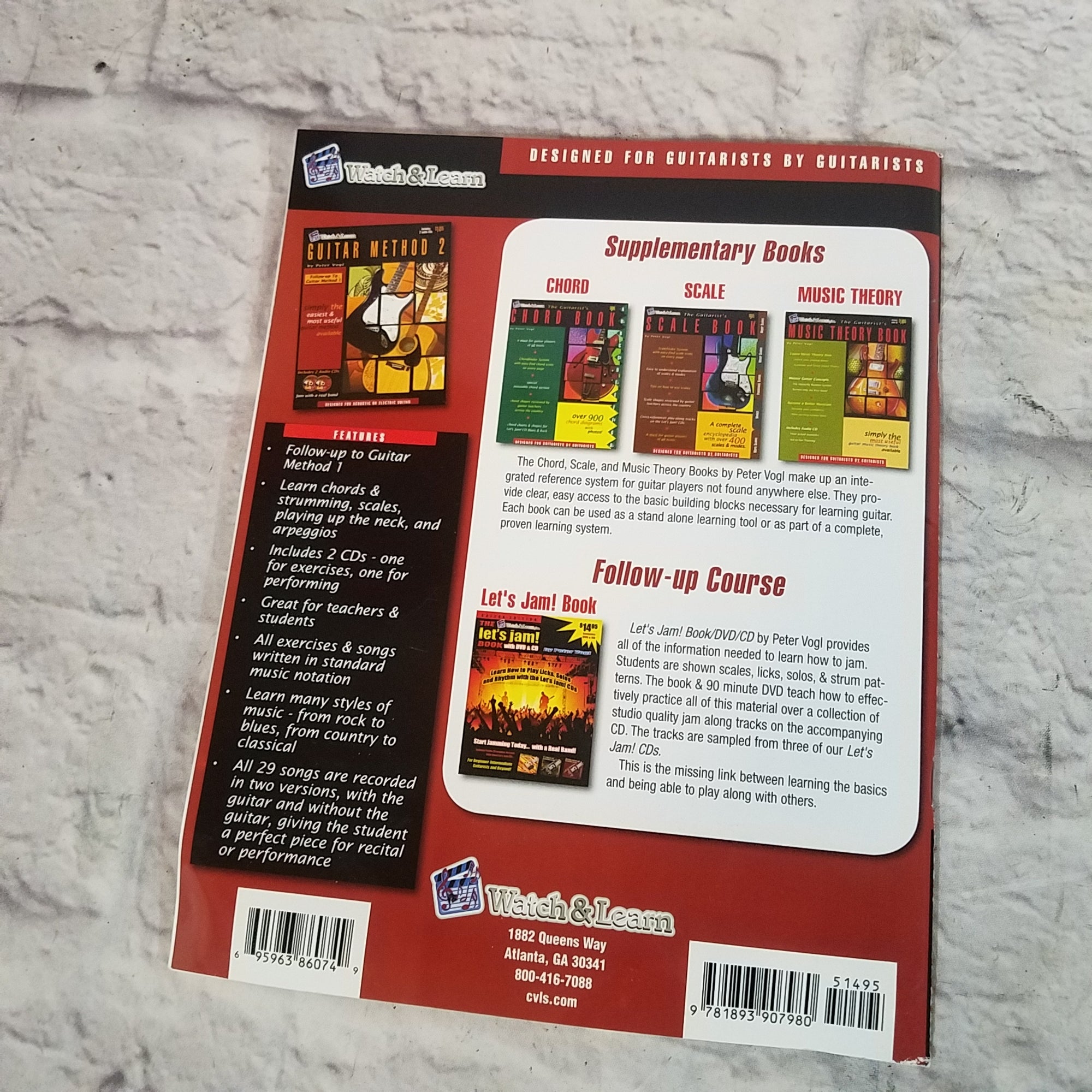 Guitar Method 2 Lesson Book w/ CD