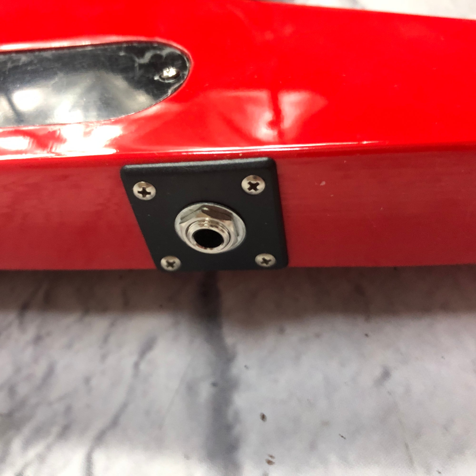 Maestro Roadie Mini-Travel Flying V Red