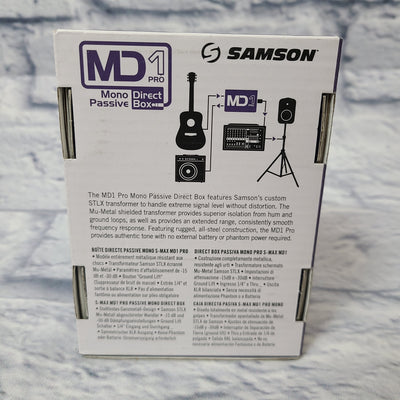 Samson MD1 Pro Passive Mono DI Direct Box