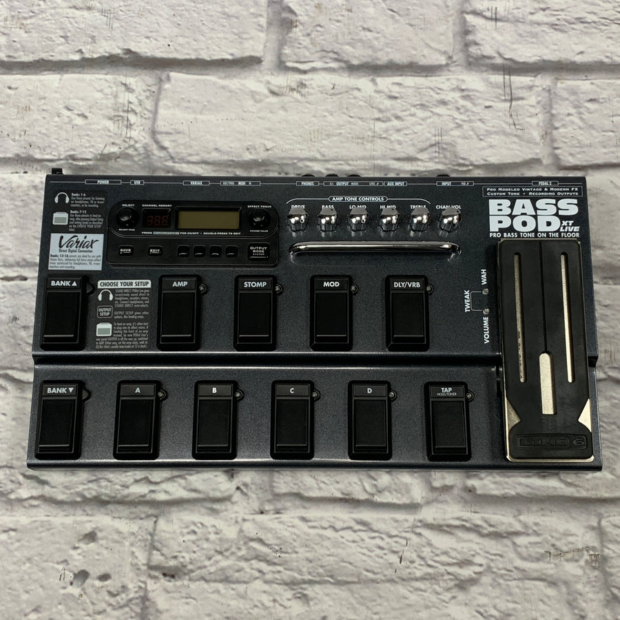 Line 6 Bass Pod XT Live