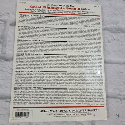 The 20's Remembered Complete Sheet Music from the 1920's