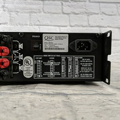 QSC RMX 850 Power Amp