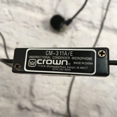 Crown 311A/E Headset Microphone