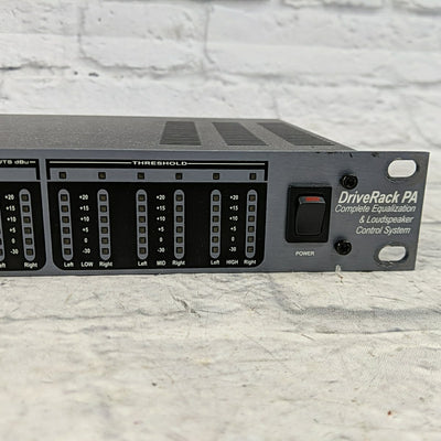 DBX DriveRack PA Complete Equalization and Loudspeaker Control System